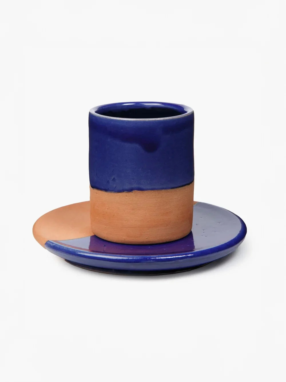 Moroccan Handmade Latte Cup and Saucer