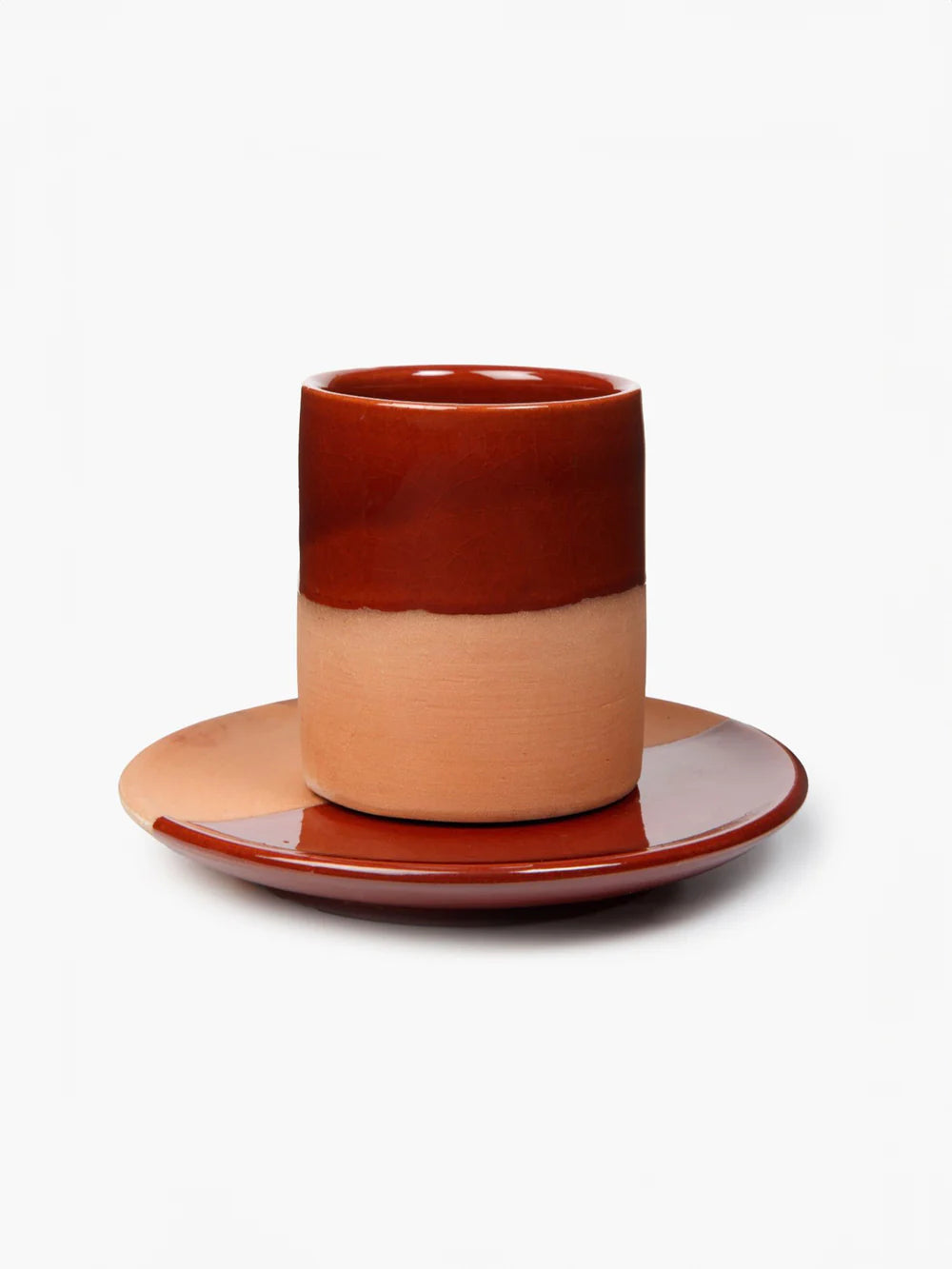 Moroccan Handmade Espresso Cup and Saucer