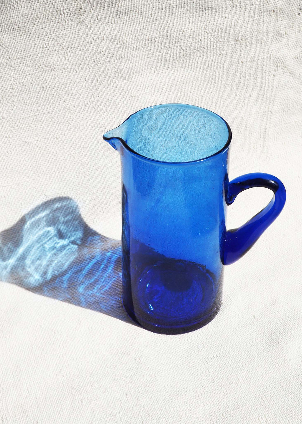 Recycled Moroccan Glass Water Jug