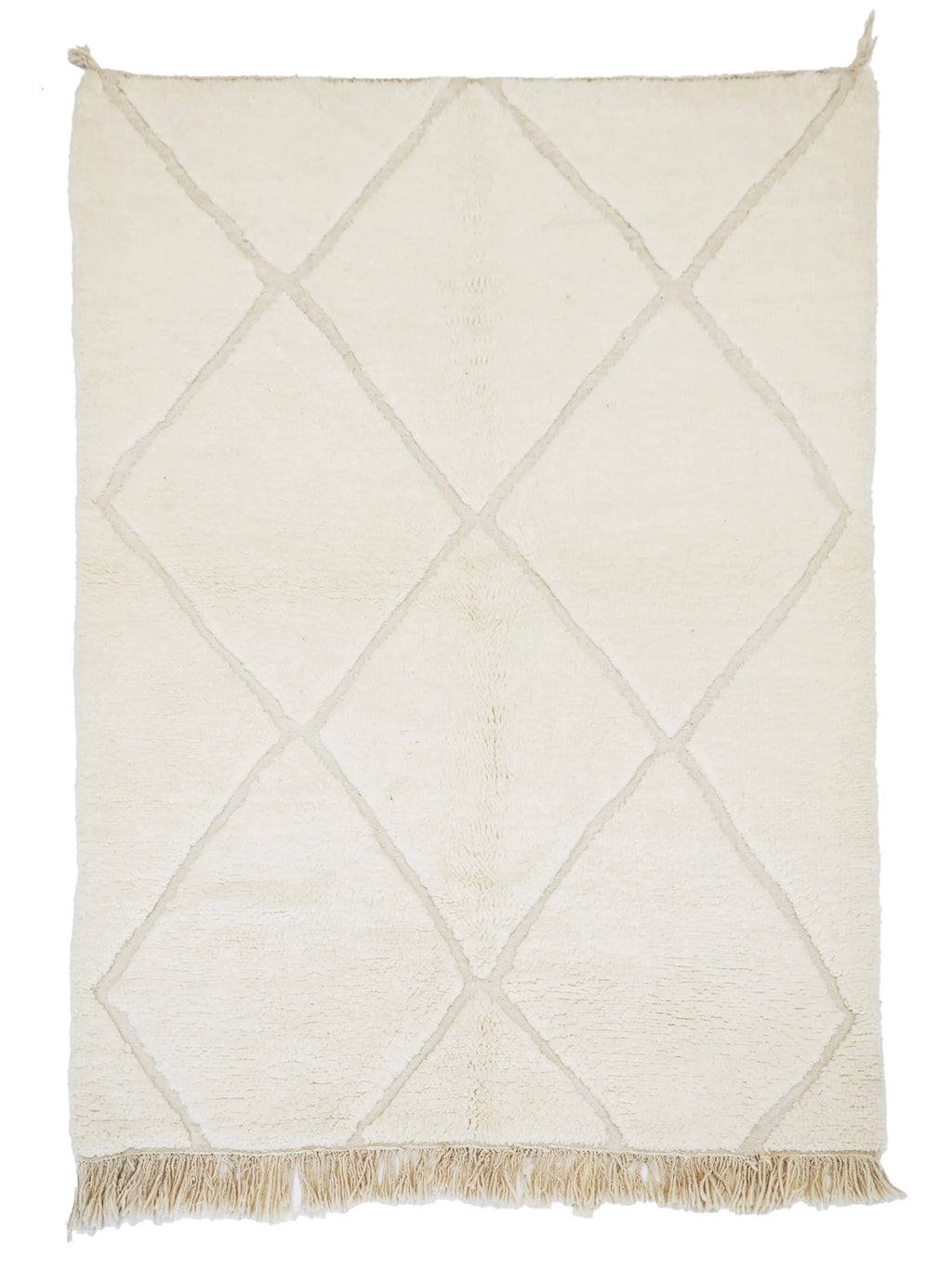 Medium Sunken Lozenge Berber Rug 250 x 165 cm
