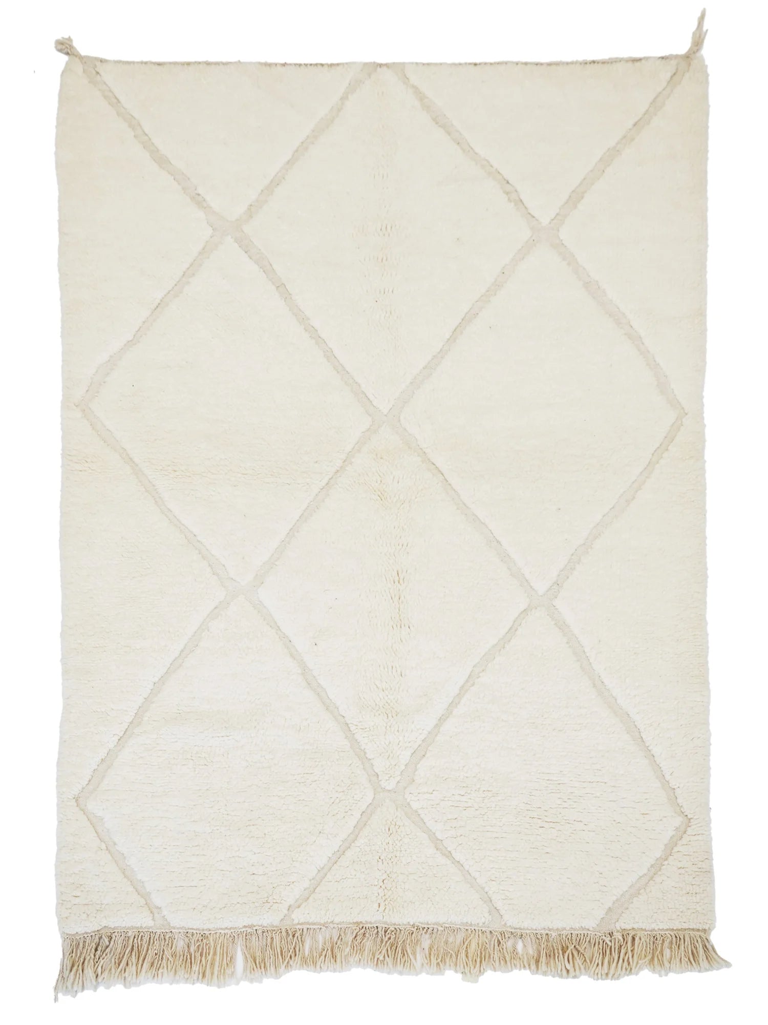 Medium Sunken Lozenge Berber Rug 250 x 165 cm