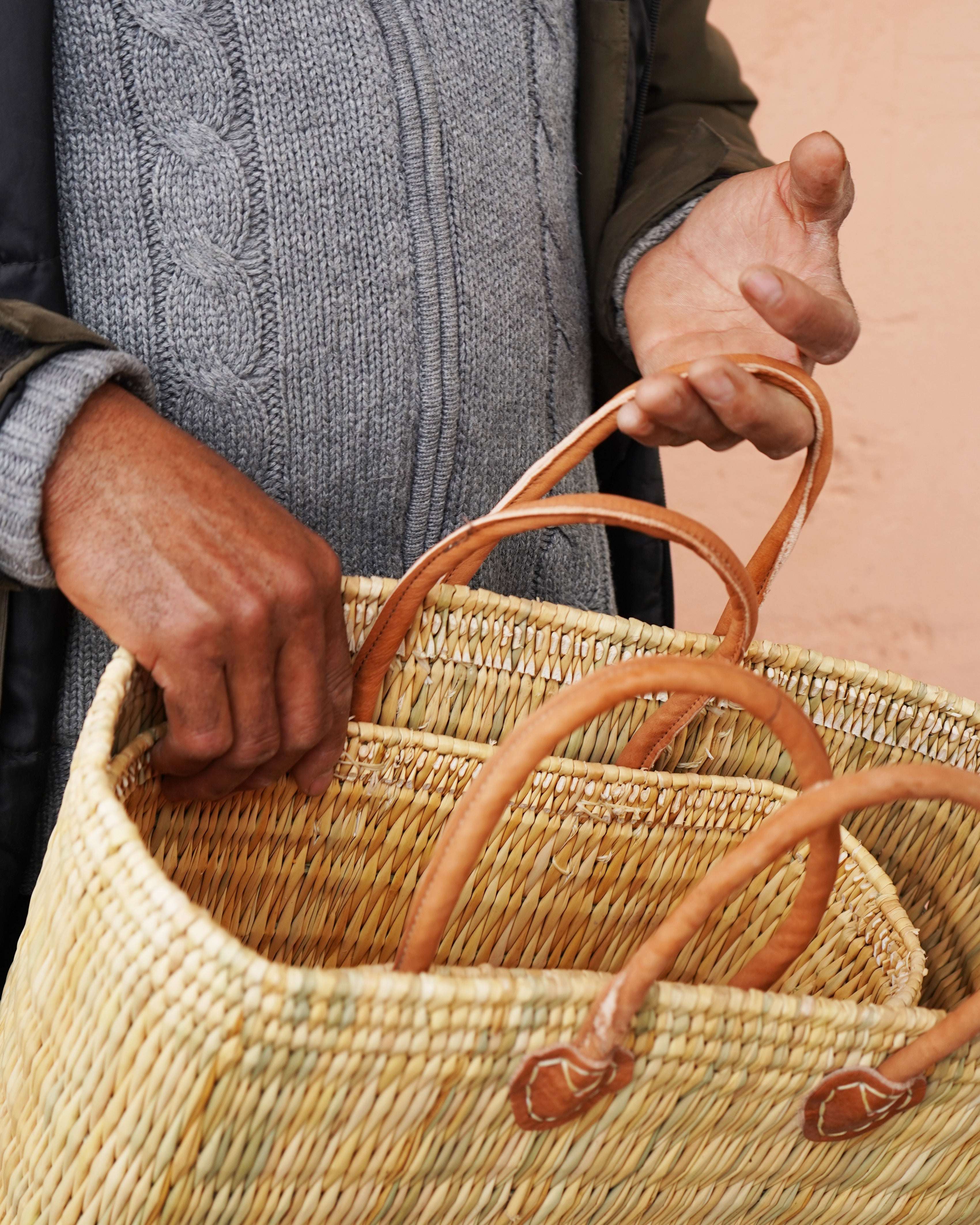 Handmade Seagrass Basket