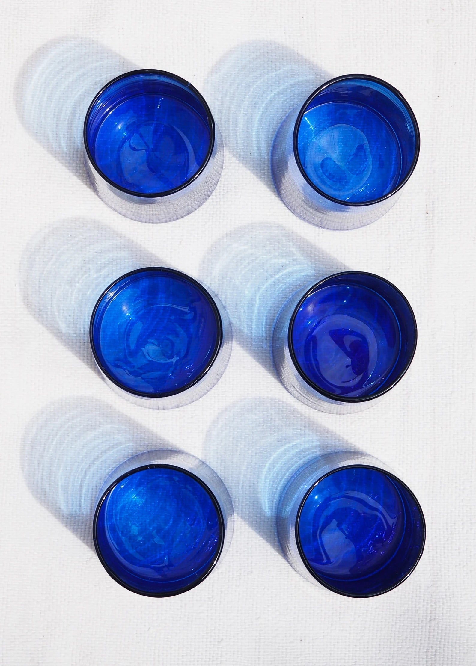 Recycled Moroccan Blue Tumbler/Highball Glass
