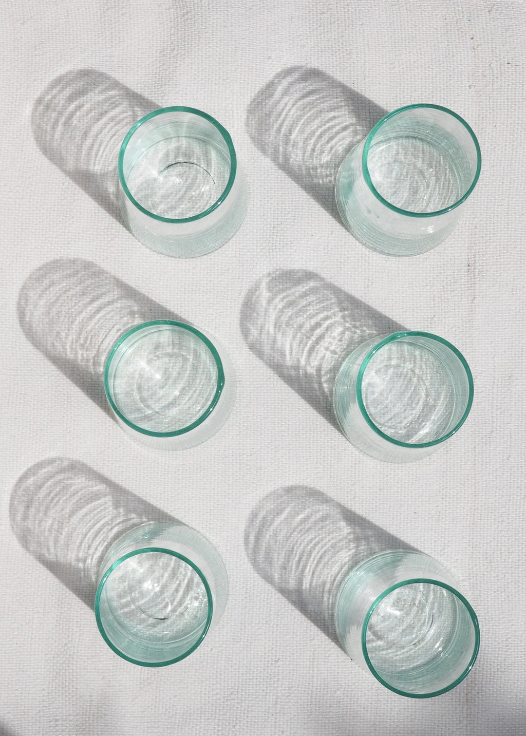 Recycled Moroccan Clear Tumbler/Highball Glass