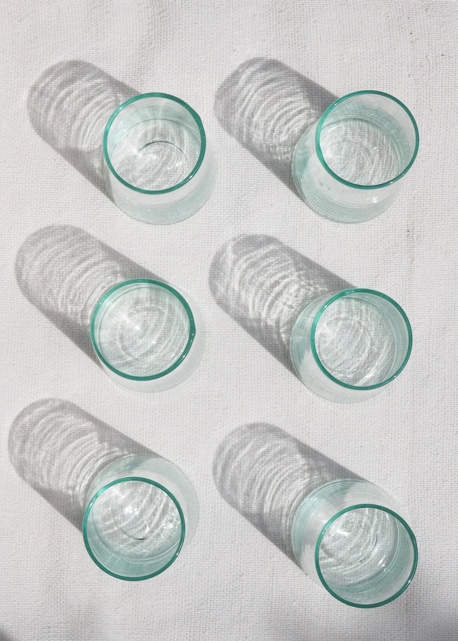 Recycled Moroccan Clear Tumbler/Highball Glass