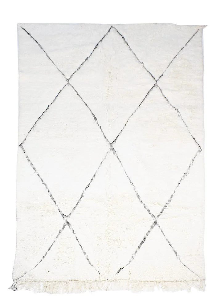 Large Lozenge Berber Rug 306 x 203 cm