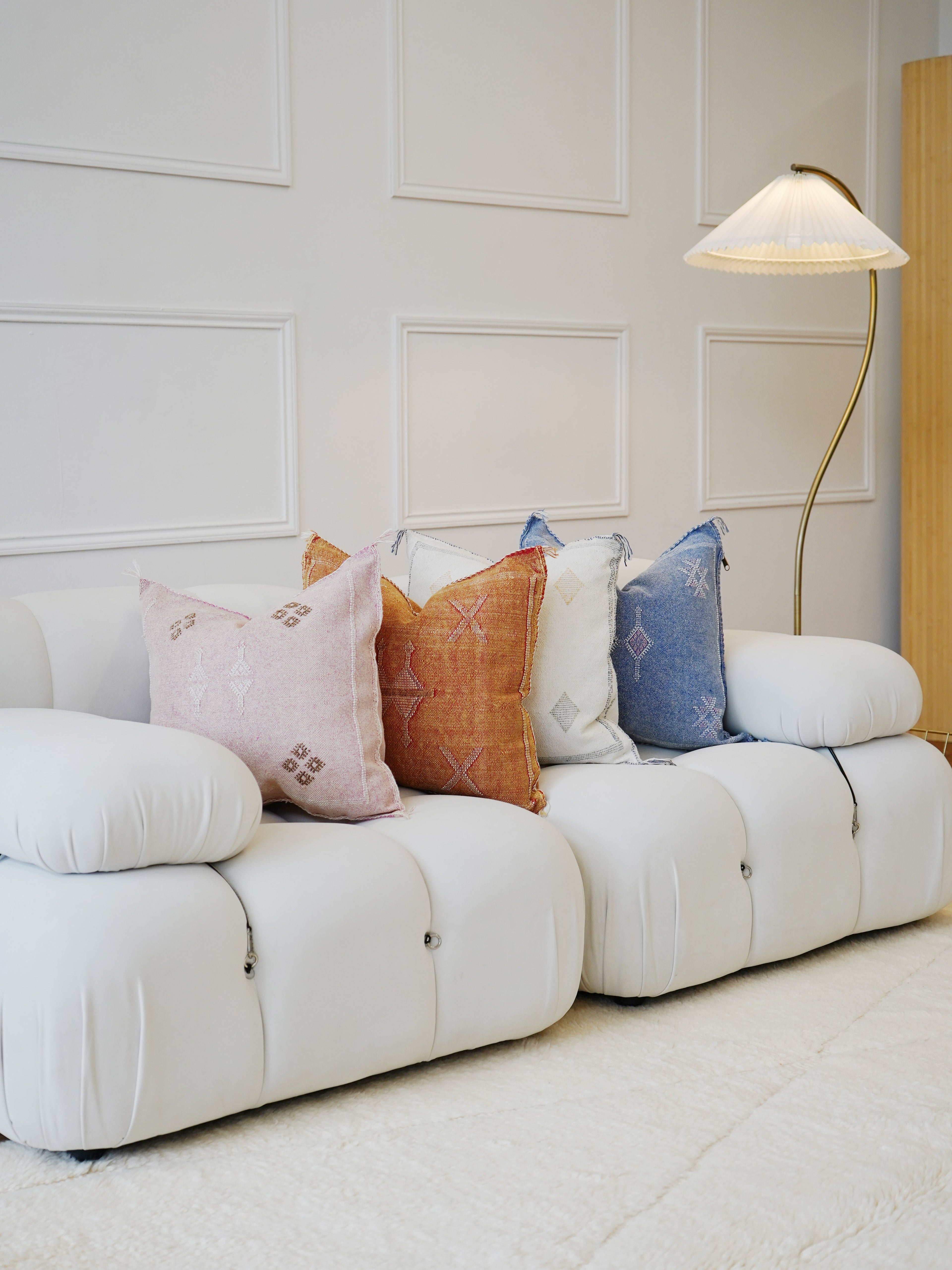 Luxury Cactus Silk Cushion - Mixed Colours