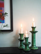 Vintage Tamegroute Candlestick Holder