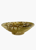 Vintage Tamegroute x Puglia Splatter Design Ochre Glazed Bowls