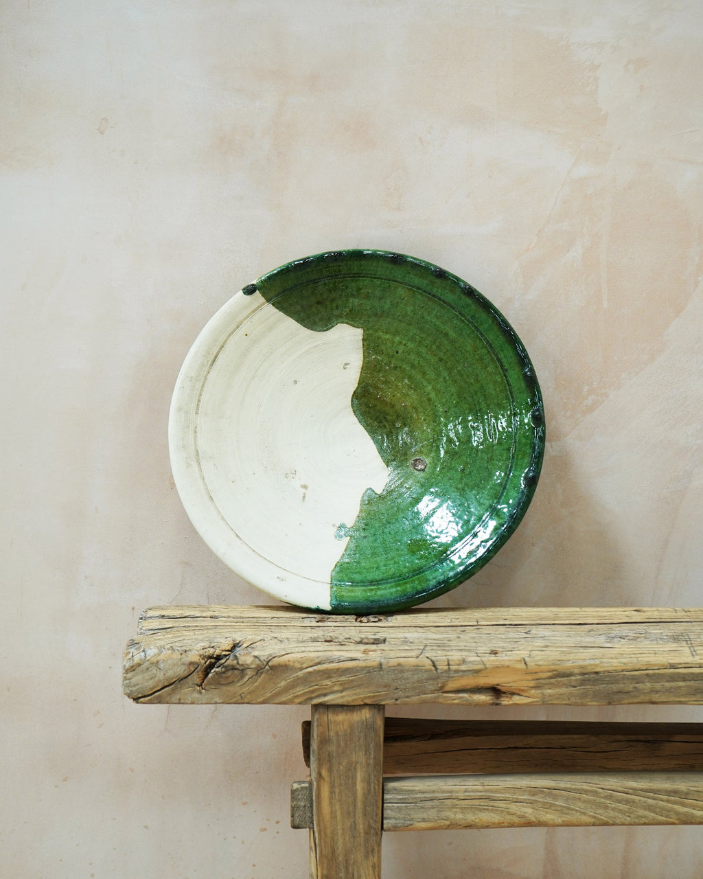 Vintage Tamegroute Serving Platter 50/50 Glaze