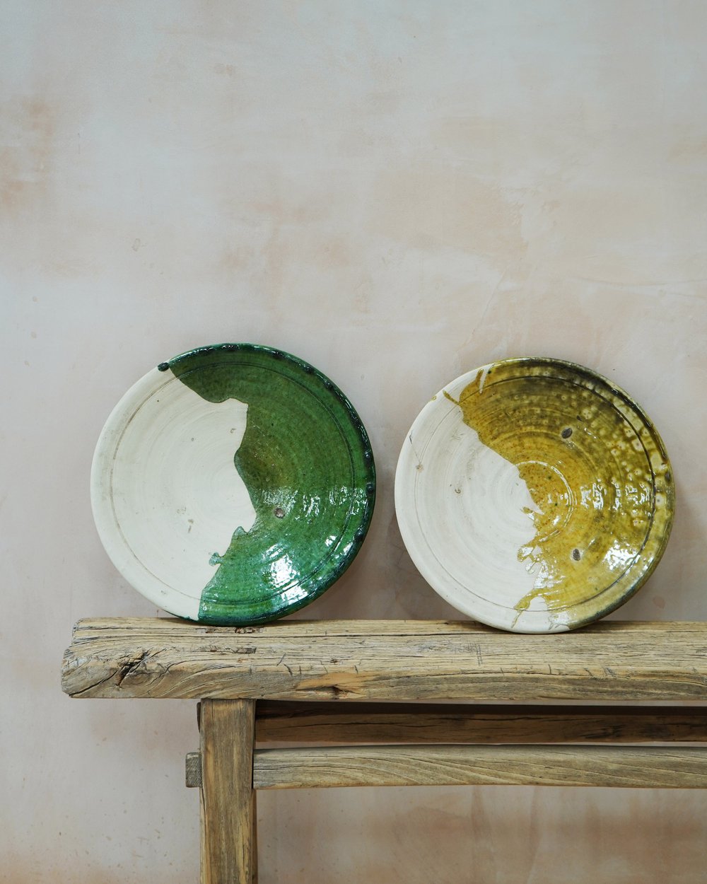 Vintage Tamegroute Serving Platter 50/50 Glaze
