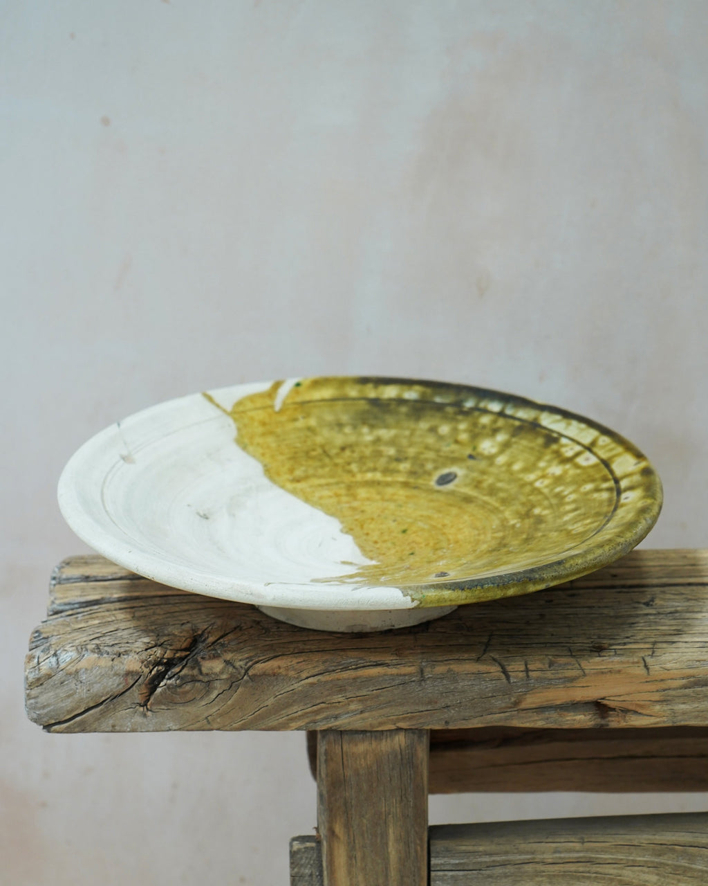Vintage Tamegroute Serving Platter 50/50 Glaze