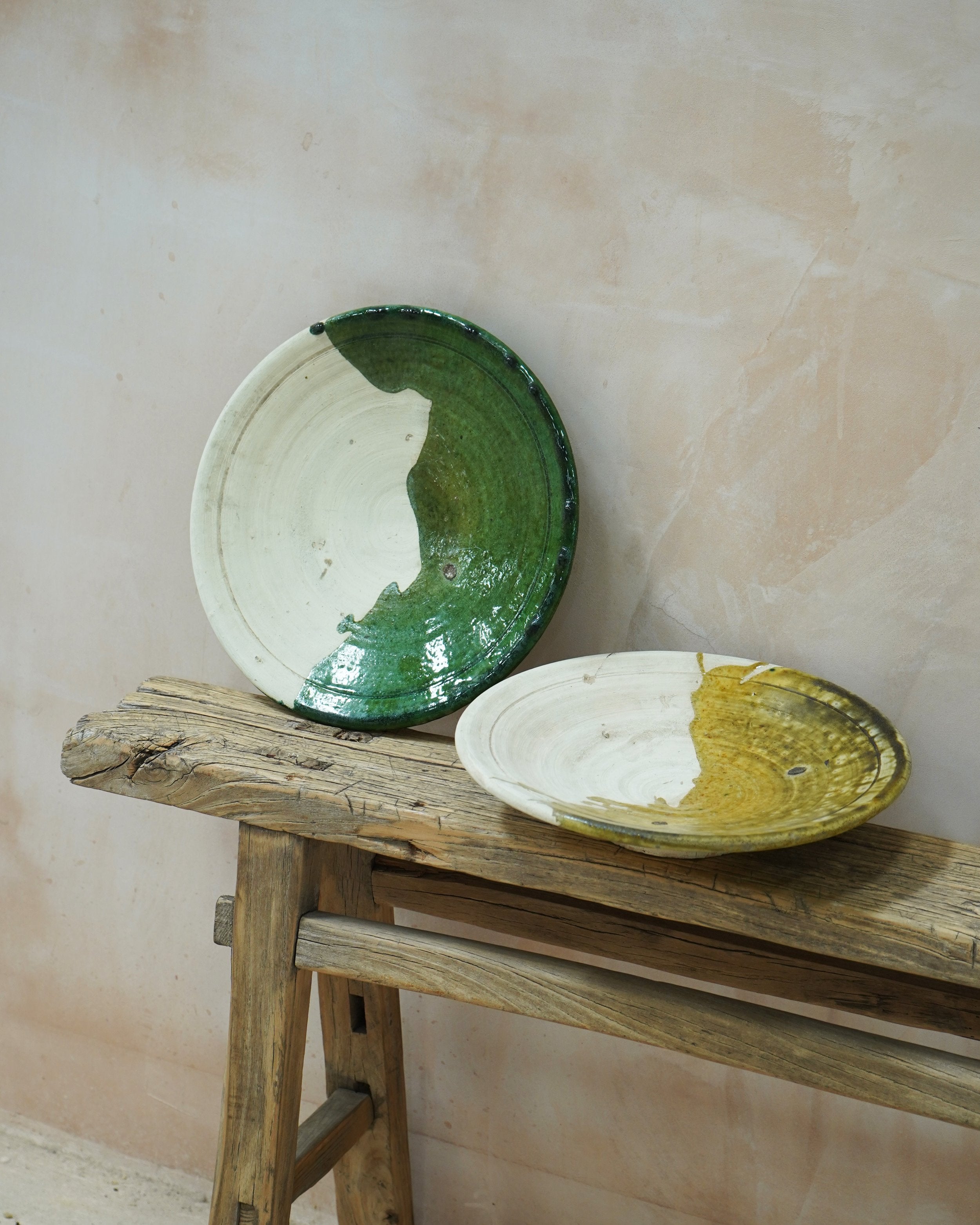 Vintage Tamegroute Serving Platter 50/50 Glaze