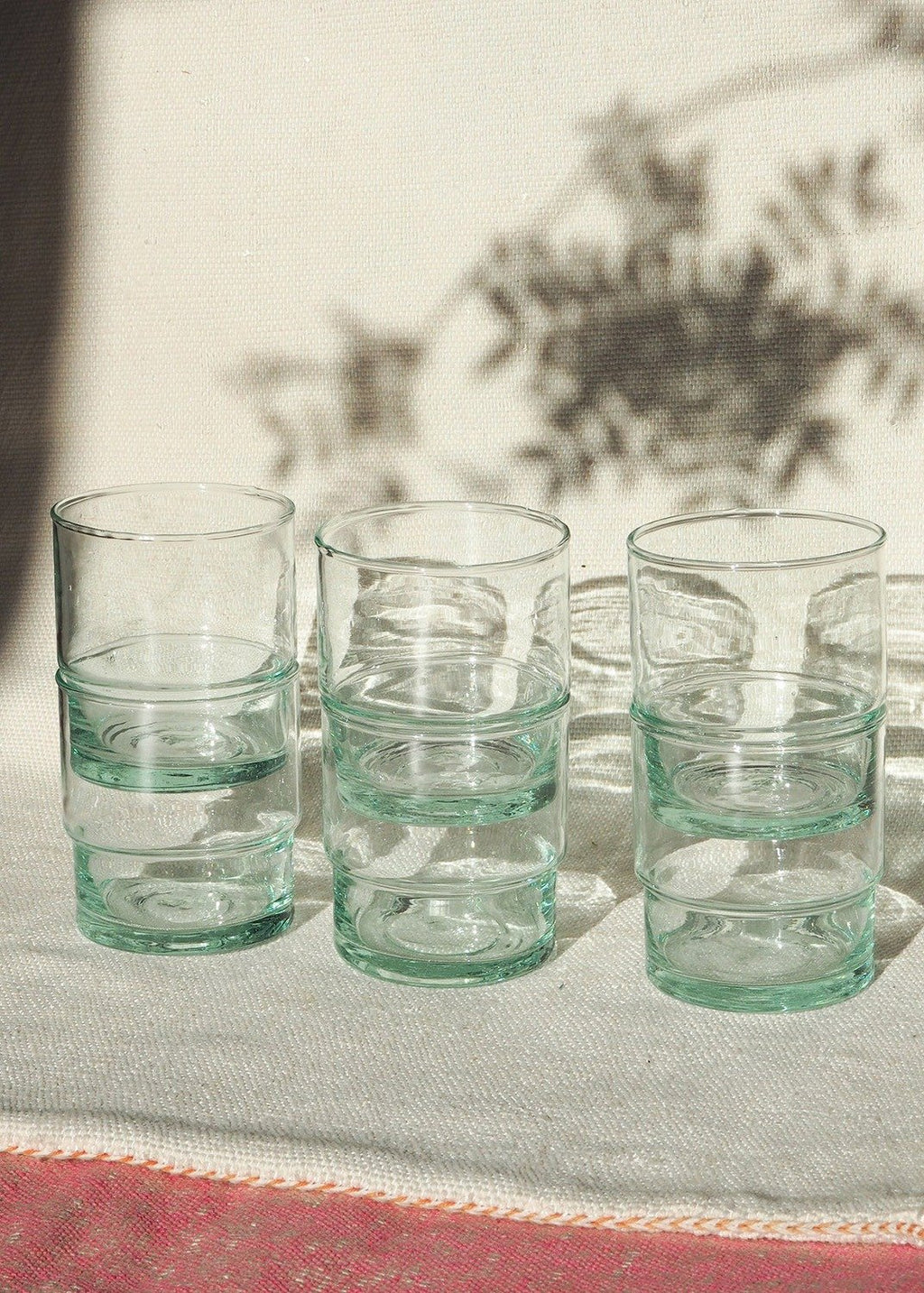 Recycled Moroccan Stackable Half Pint/Pint Glass