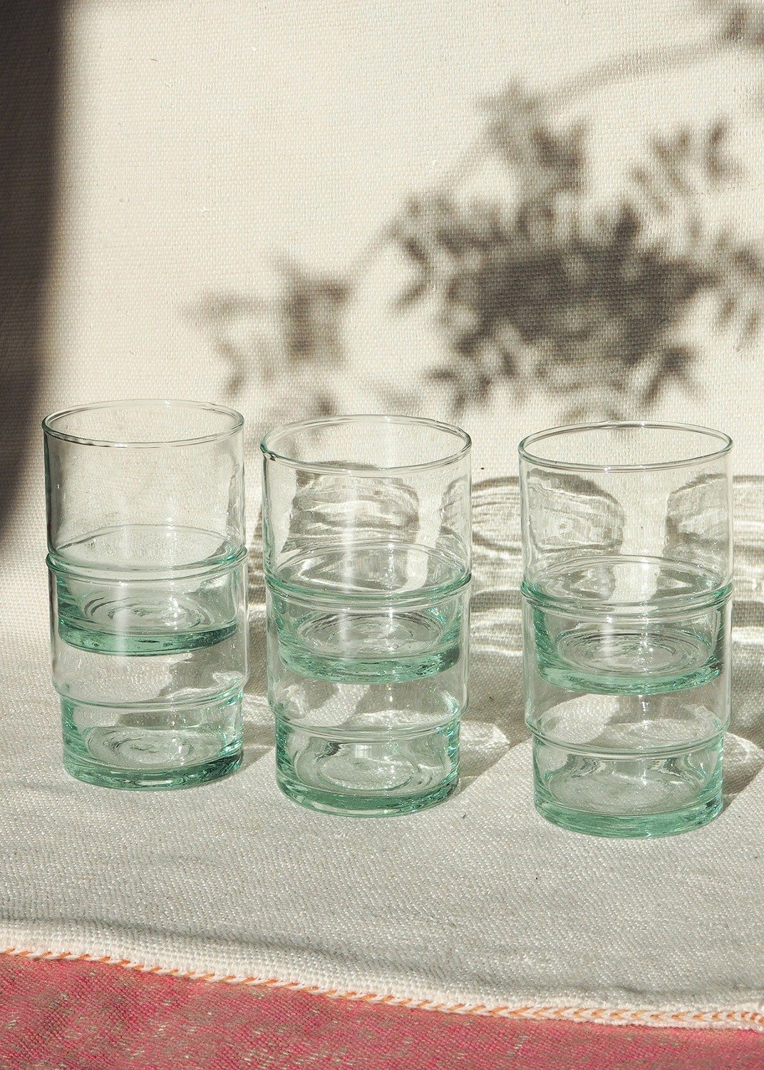 Recycled Moroccan Stackable Half Pint/Pint Glass