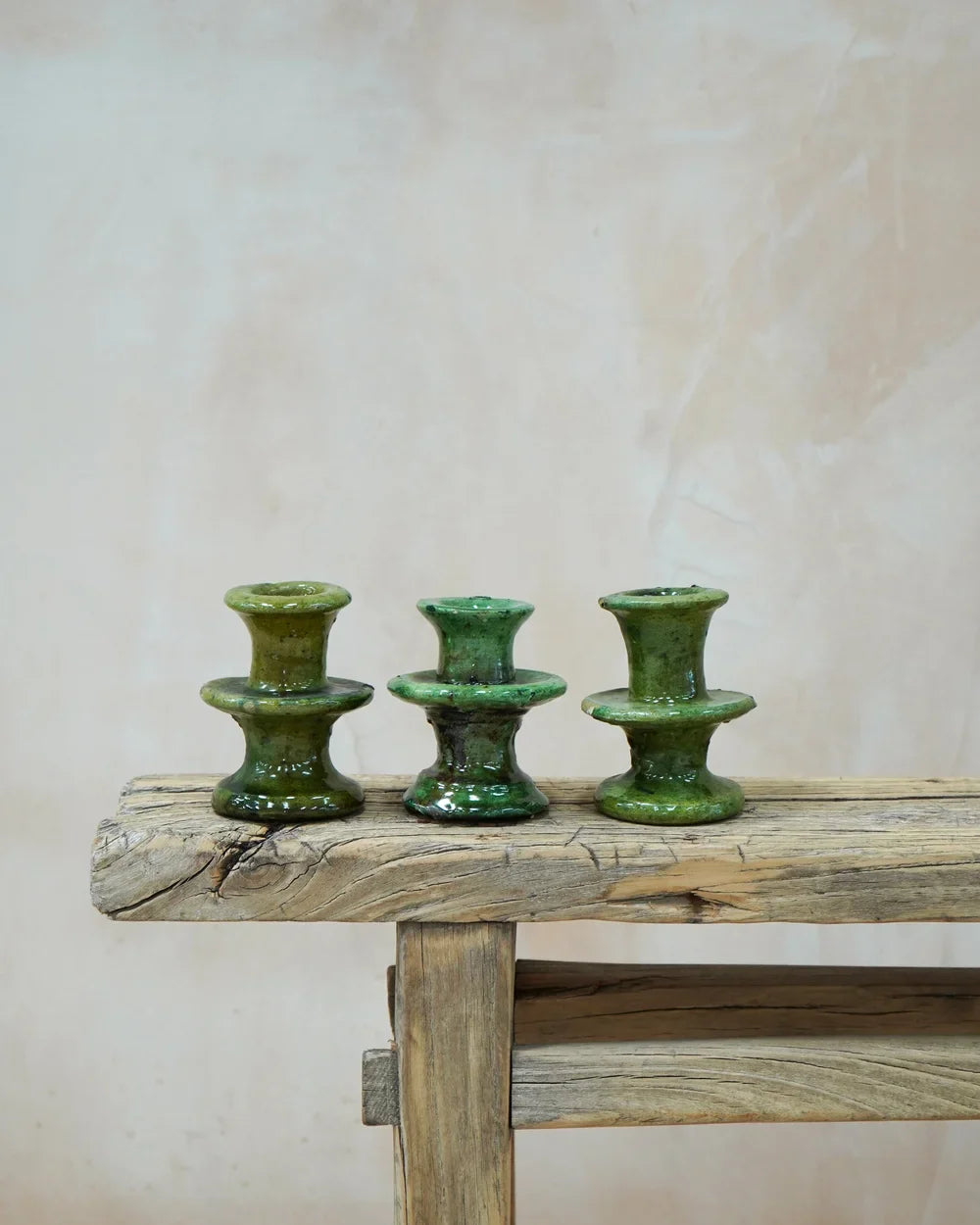 Vintage Tamegroute Candlestick Holder